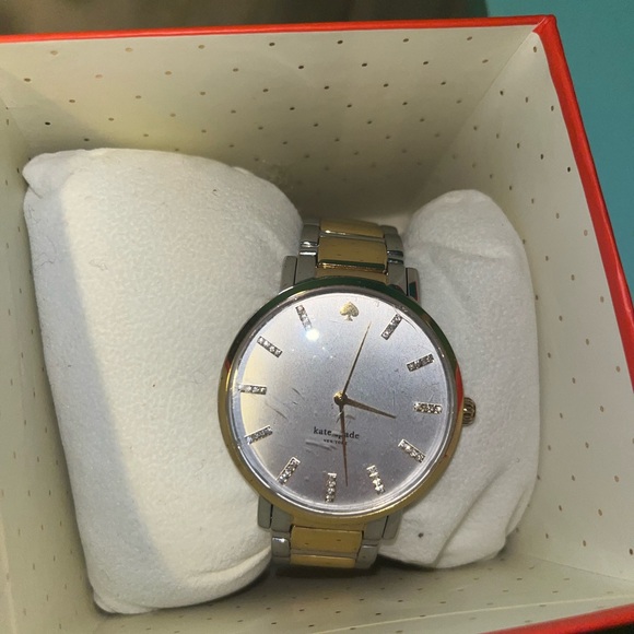 Kate Spade two tone watch with box